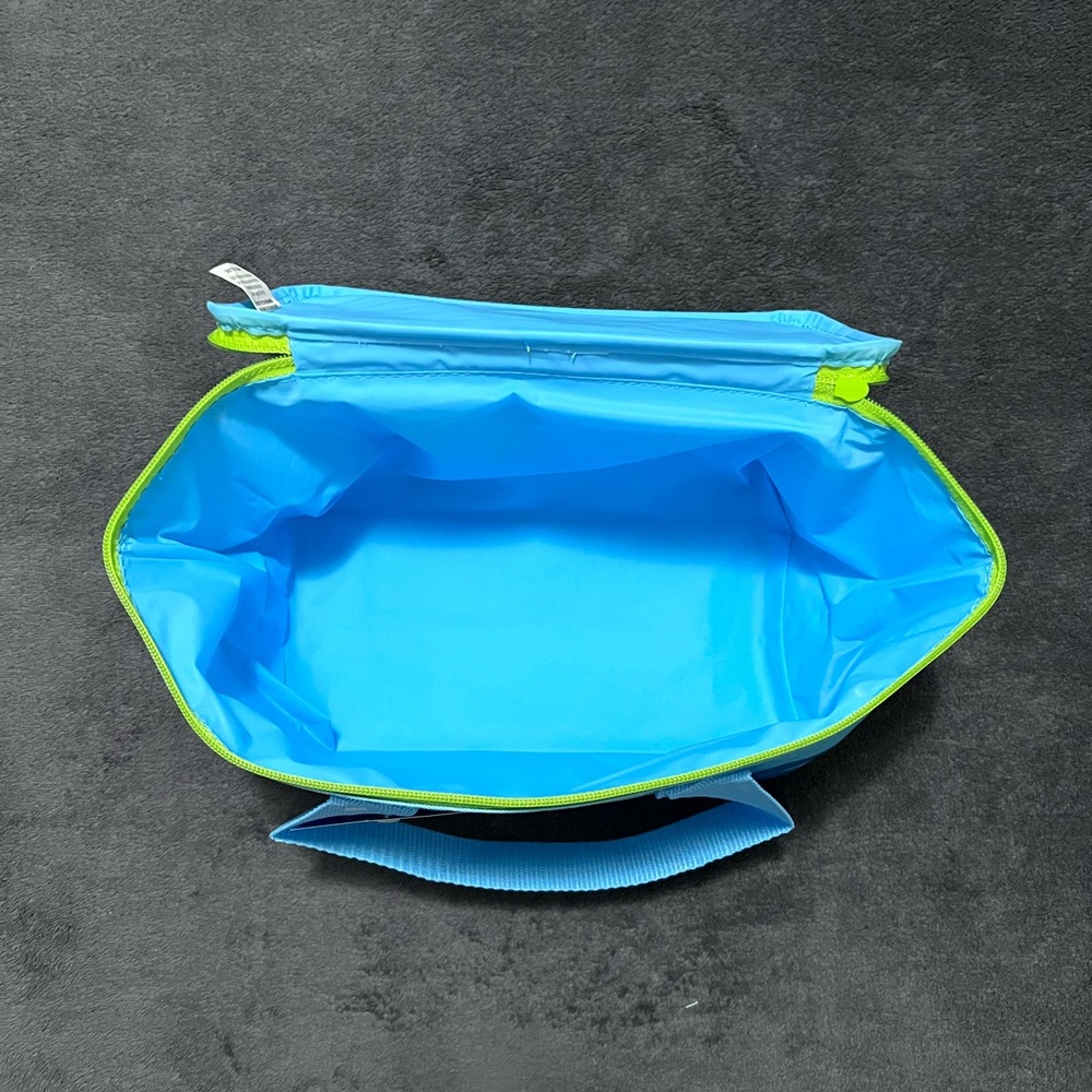 NWT Sets of 2-Trader Joe's Insulated Lunch Bags - Coral and Blue - Picture 8 of 9